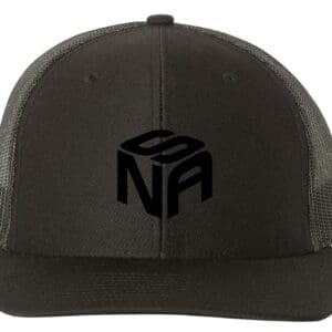 Richardson Snapback Trucker Hat - Solid Black