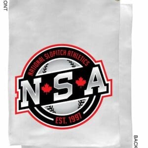 Baseball Bag Towel with Hook