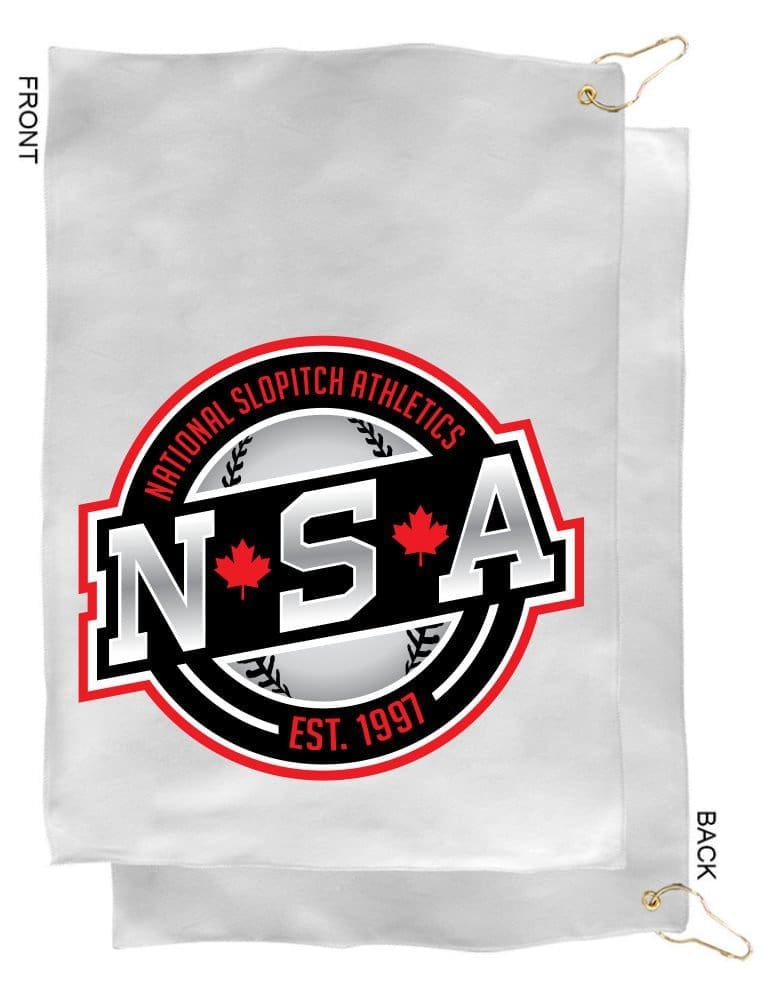 Baseball Bag Towel with Hook