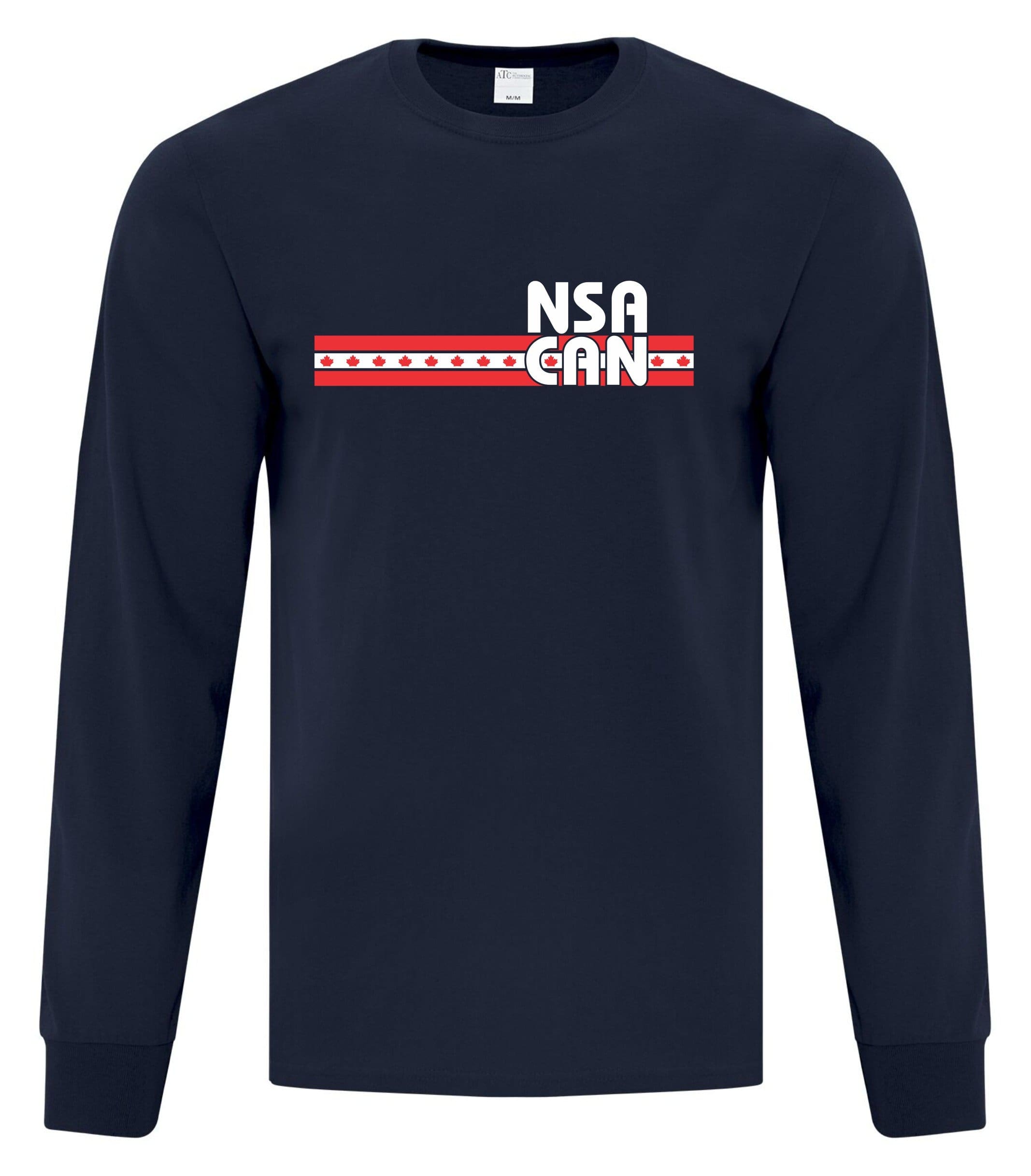 Navy Team Canada L/S Shirt