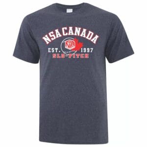 Heather Navy Slopitch Tshirt