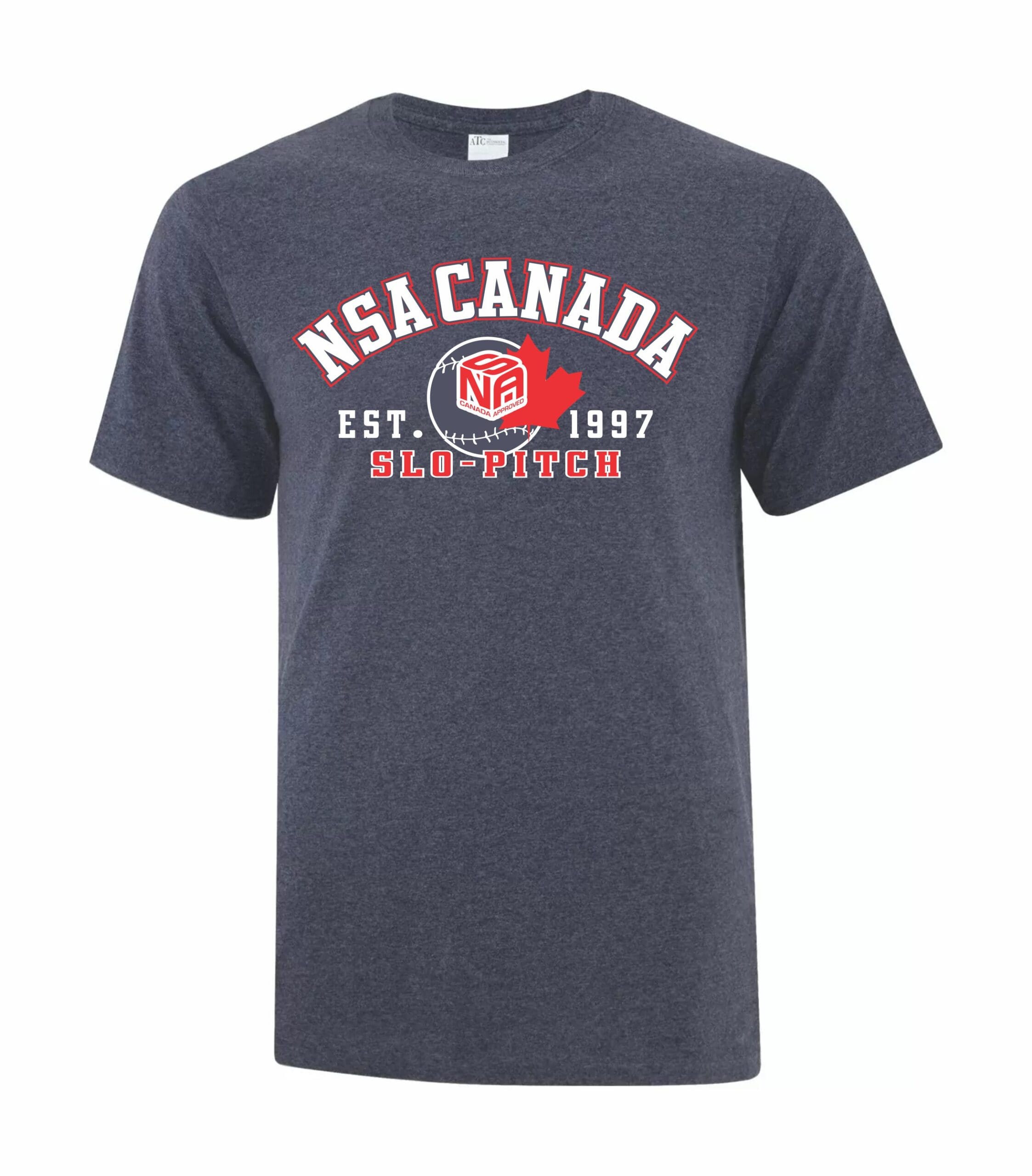 Heather Navy Slopitch Tshirt