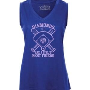 Ladies Performance Wear Tank/Royal