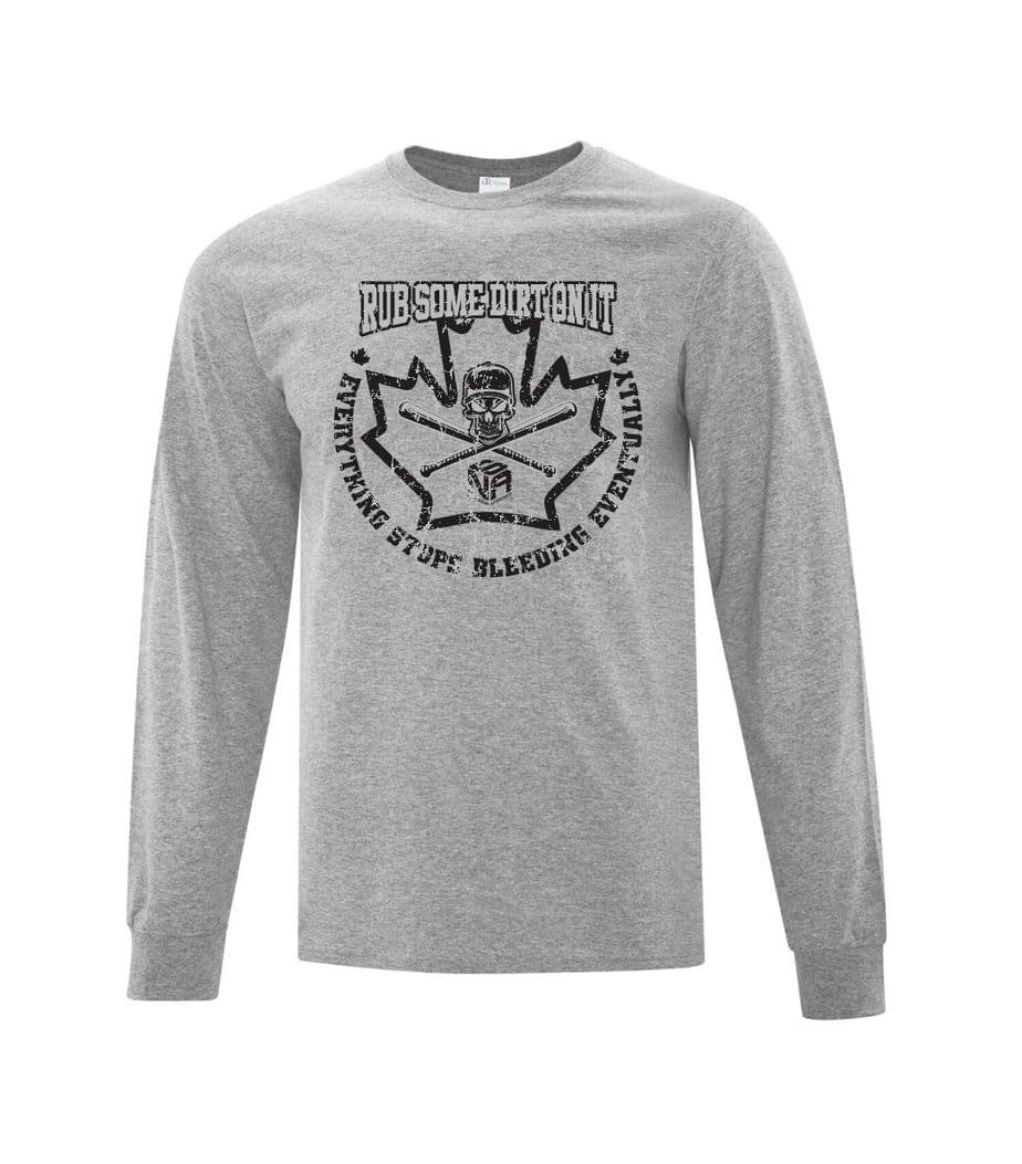 L/S Grey Rub Some Dirt on It!