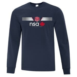 NSA Built By Players Longsleeve Navy Shirt