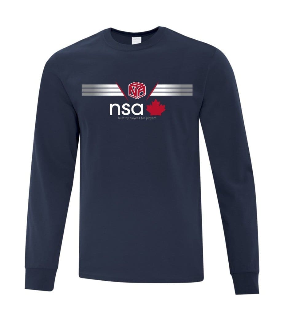 NSA Built By Players Longsleeve Navy Shirt
