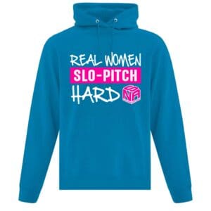Ladies Electric Blue Hoodie