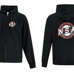 Full Zip Hoodie Black