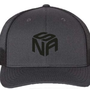 Richarderson Snap Back Hat - Charcoal/Black