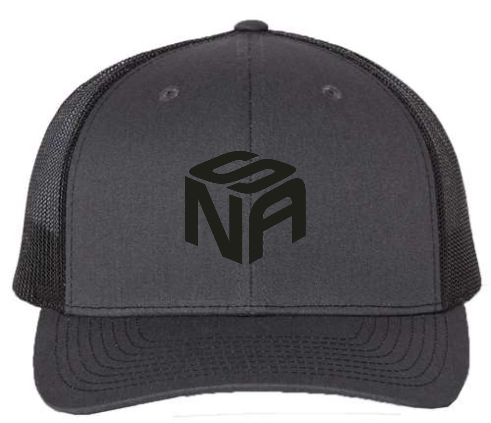 Richarderson Snap Back Hat - Charcoal/Black