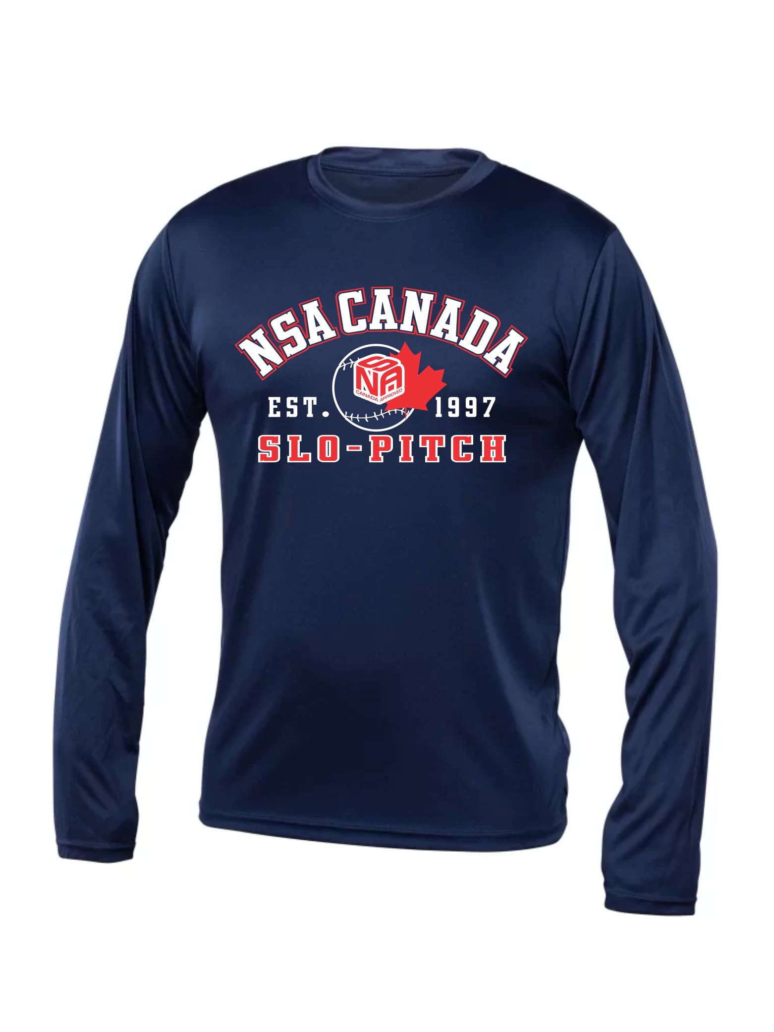 Balltech Performance Wear Navy L/S shirt