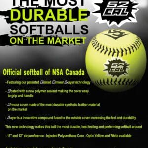 Louisville Softball "Official Ball of NSA Canada"