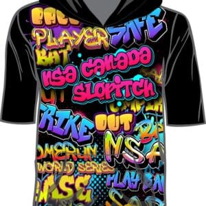 Gen Collection NSA Graffiti Hooded Full Sub Short Sleeve Tee