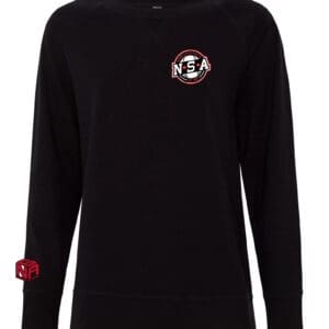 Ladies Open Fitted Crew Sweatshirt