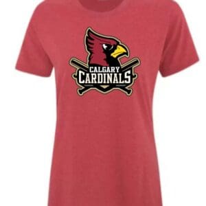 Calgary Cardinals Ladies fitted Cotton Tees