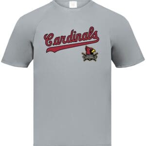 Calgary Cardinals Silver Short Sleeve Performance Tees
