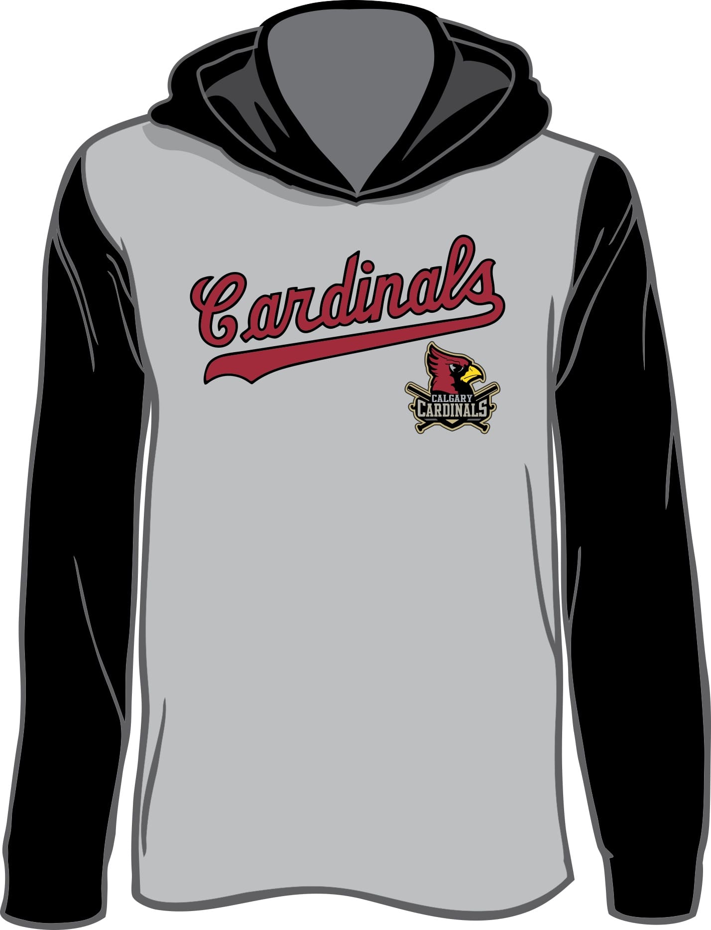 Calgary Cardinals Lightweight Performance Batting Practice Hoodies