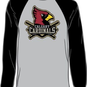 Calgary Cardinals Lightweight Performance Raglan Long Sleeve Shirts