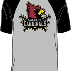Calgary Cardinals Lightweight Performance Raglan Tees
